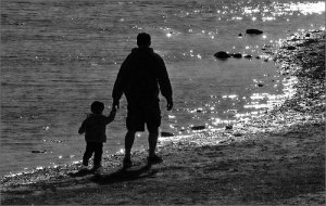 Father_and_Son_BW