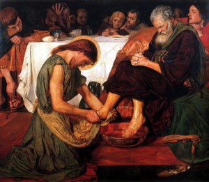 Jesus Washing Peter's Feet -- Ford Madox Brown